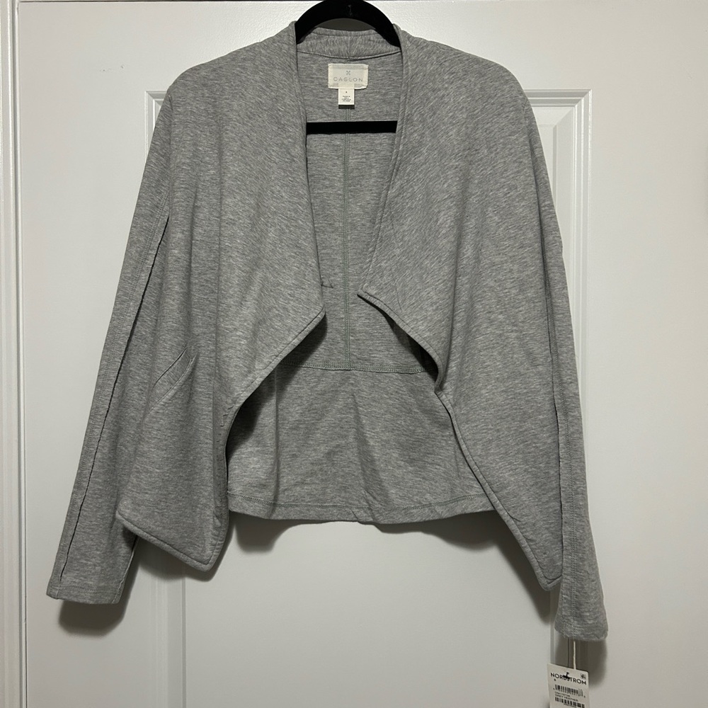 Caslon gray cardigan